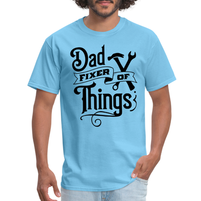 Dad Fixer of Things (Classic T-Shirt) - aquatic blue