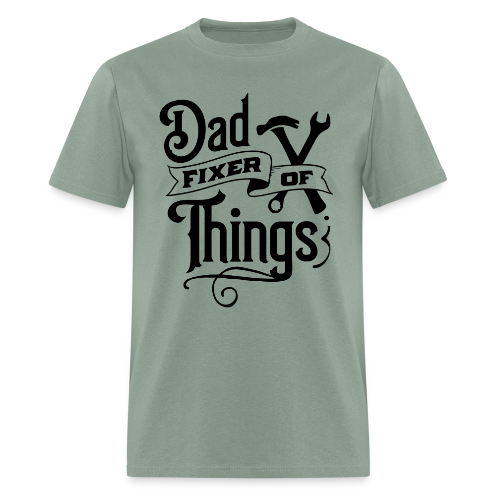 Dad Fixer of Things (Classic T-Shirt) - sage