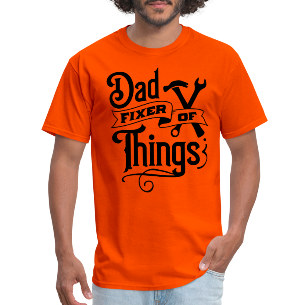 Dad Fixer of Things (Classic T-Shirt) - orange