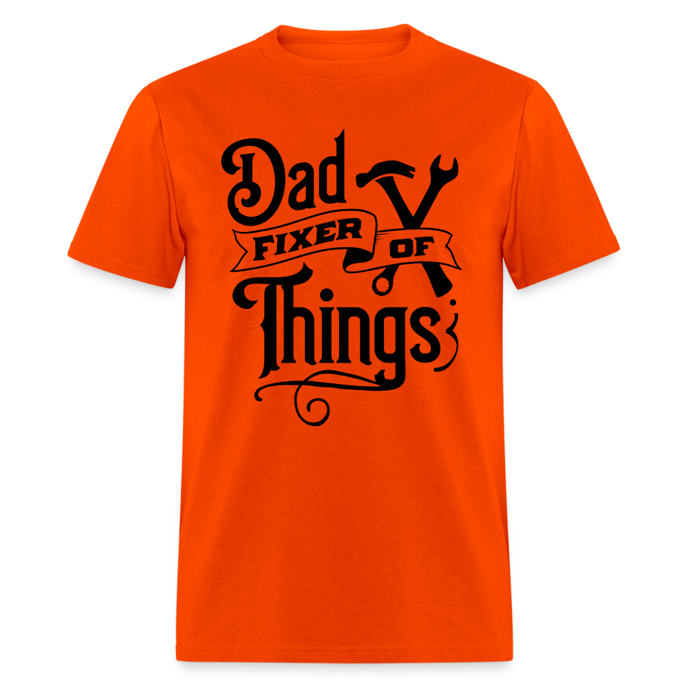 Dad Fixer of Things T-Shirt Color: orange