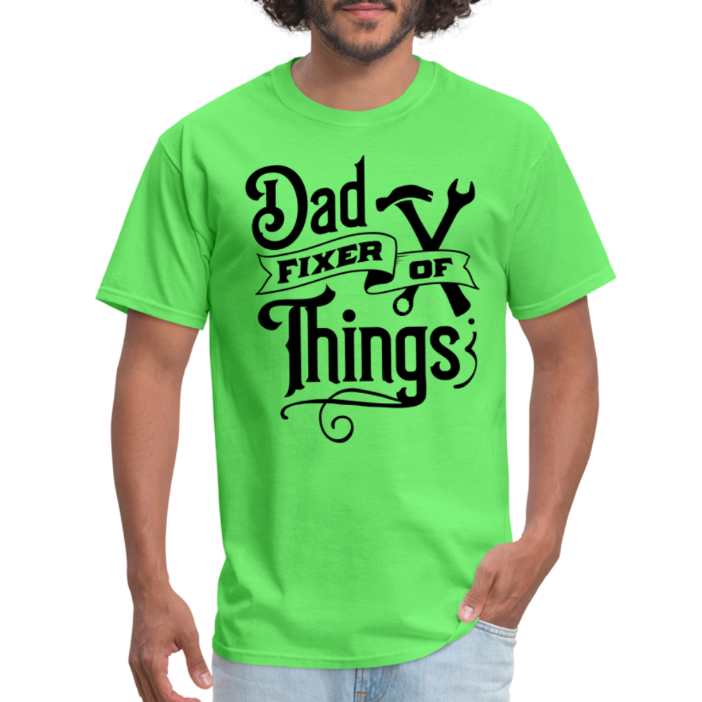 Dad Fixer of Things T-Shirt Color: white