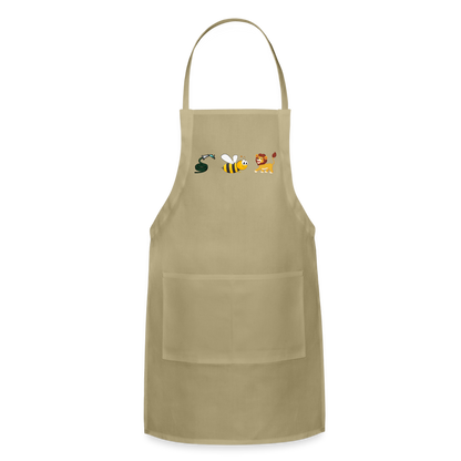 Hose Bee Lion Adjustable Apron (Hoes Be Lying) - khaki