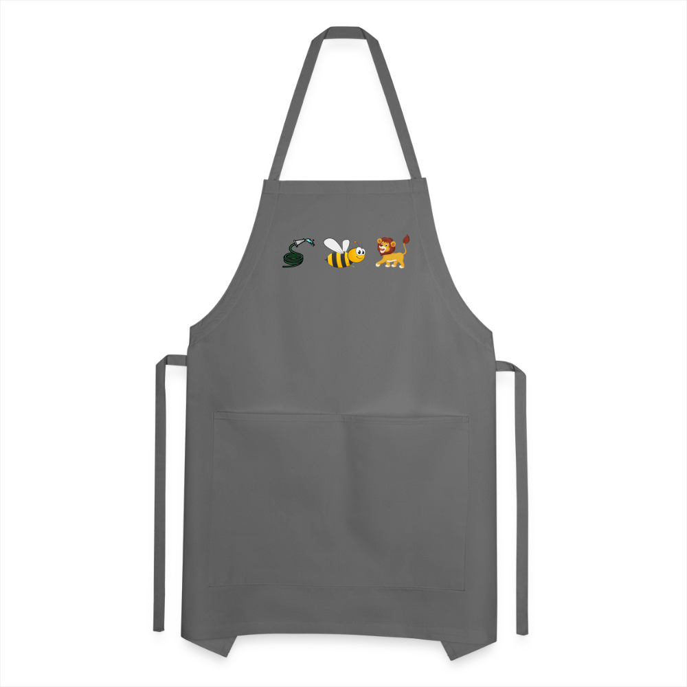 Hose Bee Lion Adjustable Apron (Hoes Be Lying) - charcoal