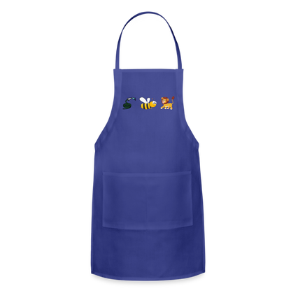 Hose Bee Lion Adjustable Apron (Hoes Be Lying) - royal blue