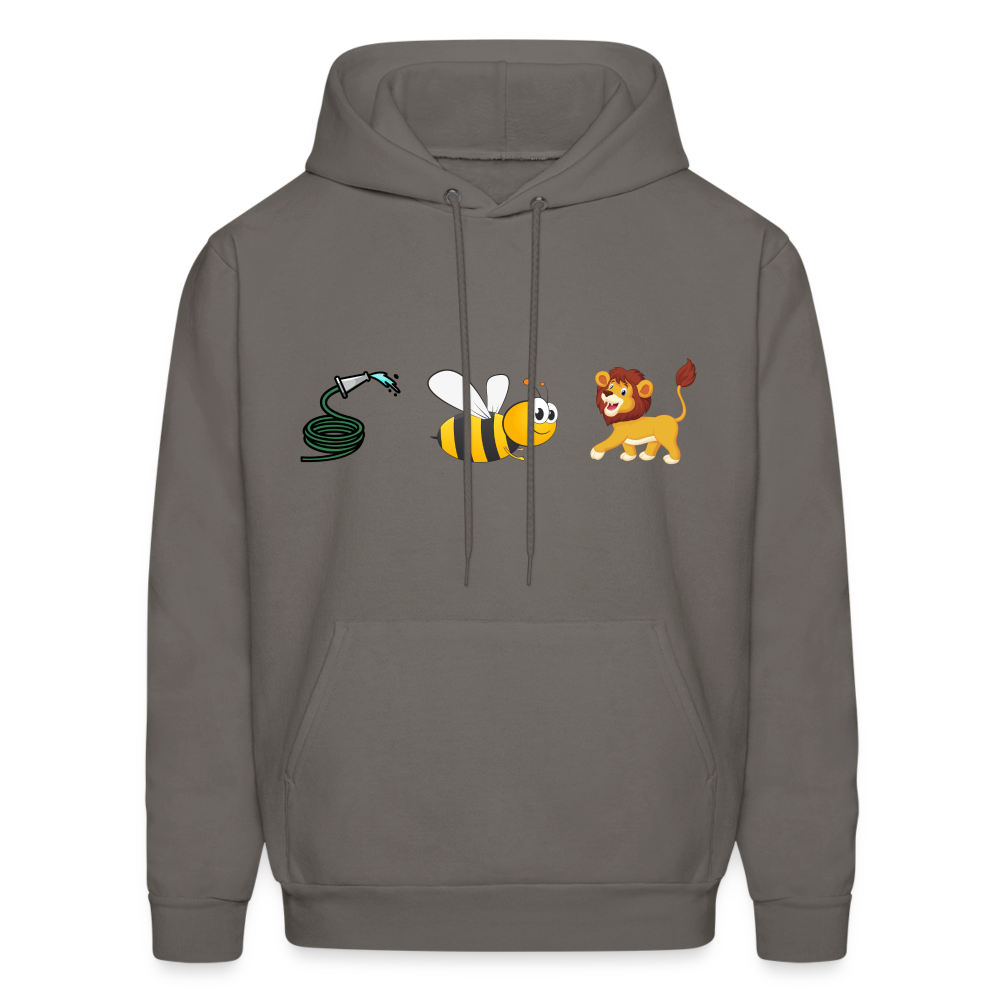 Hose Bee Lion Hoodie (Hoes Be Lying) - asphalt gray