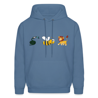 Hose Bee Lion Hoodie (Hoes Be Lying) - denim blue