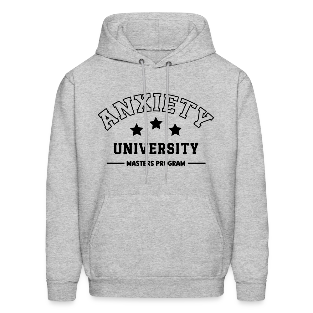 Anxiety University Hoodie - heather gray