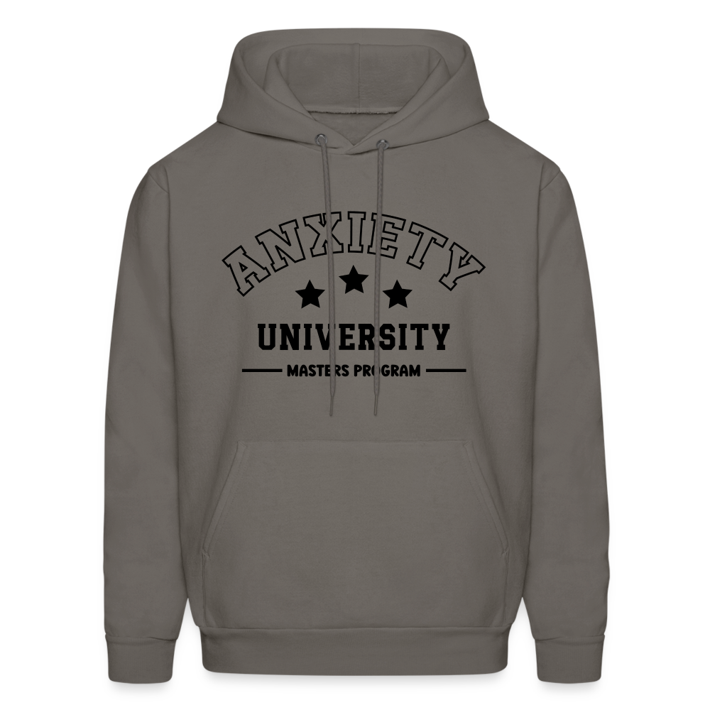 Anxiety University Hoodie - asphalt gray