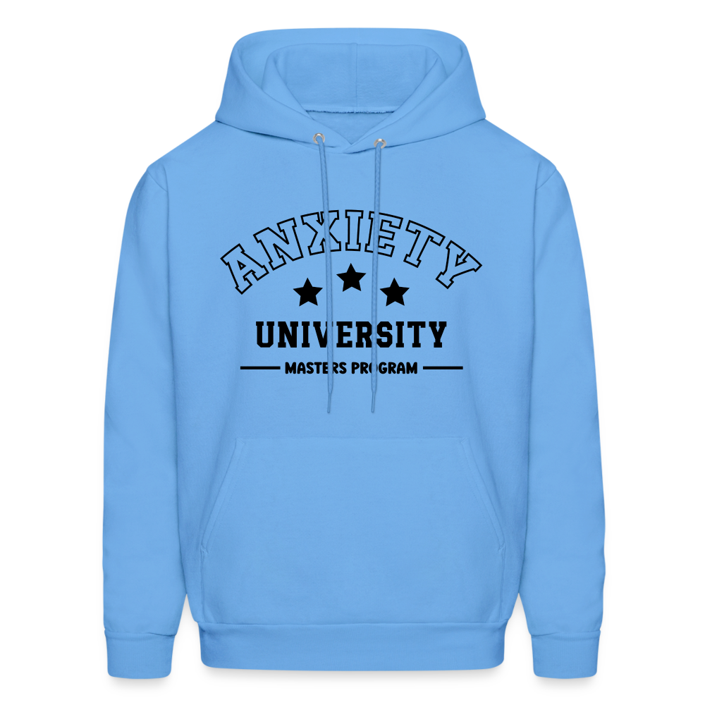 Anxiety University Hoodie - carolina blue