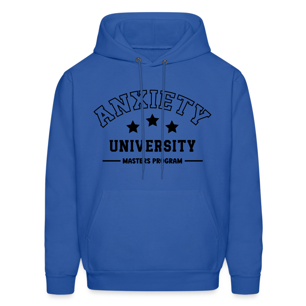 Anxiety University Masters Program, Hoodie - royal blue