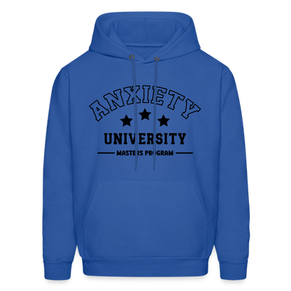 Anxiety University Masters Program, Hoodie - royal blue