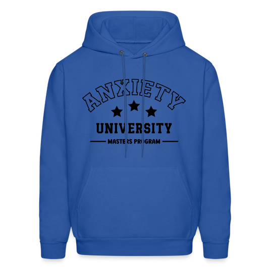 Anxiety University Masters Program, Hoodie - royal blue