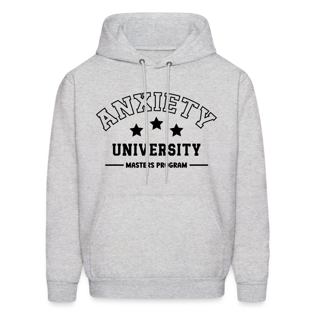 Anxiety University Masters Program, Hoodie - ash 