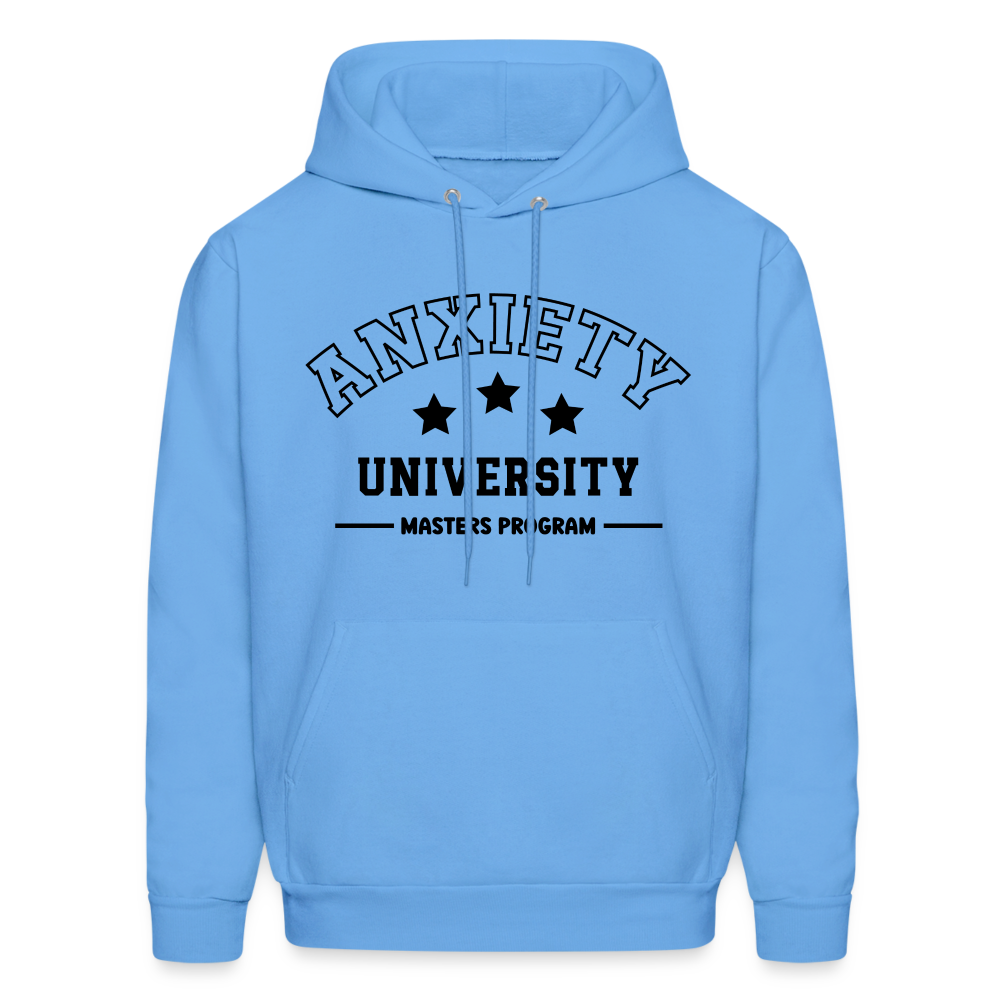 Anxiety University Masters Program, Hoodie - carolina blue