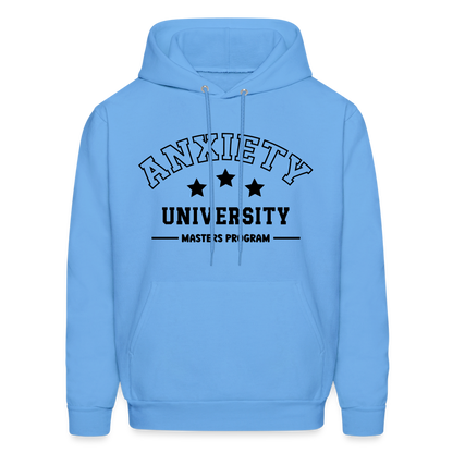 Anxiety University Masters Program, Hoodie - carolina blue