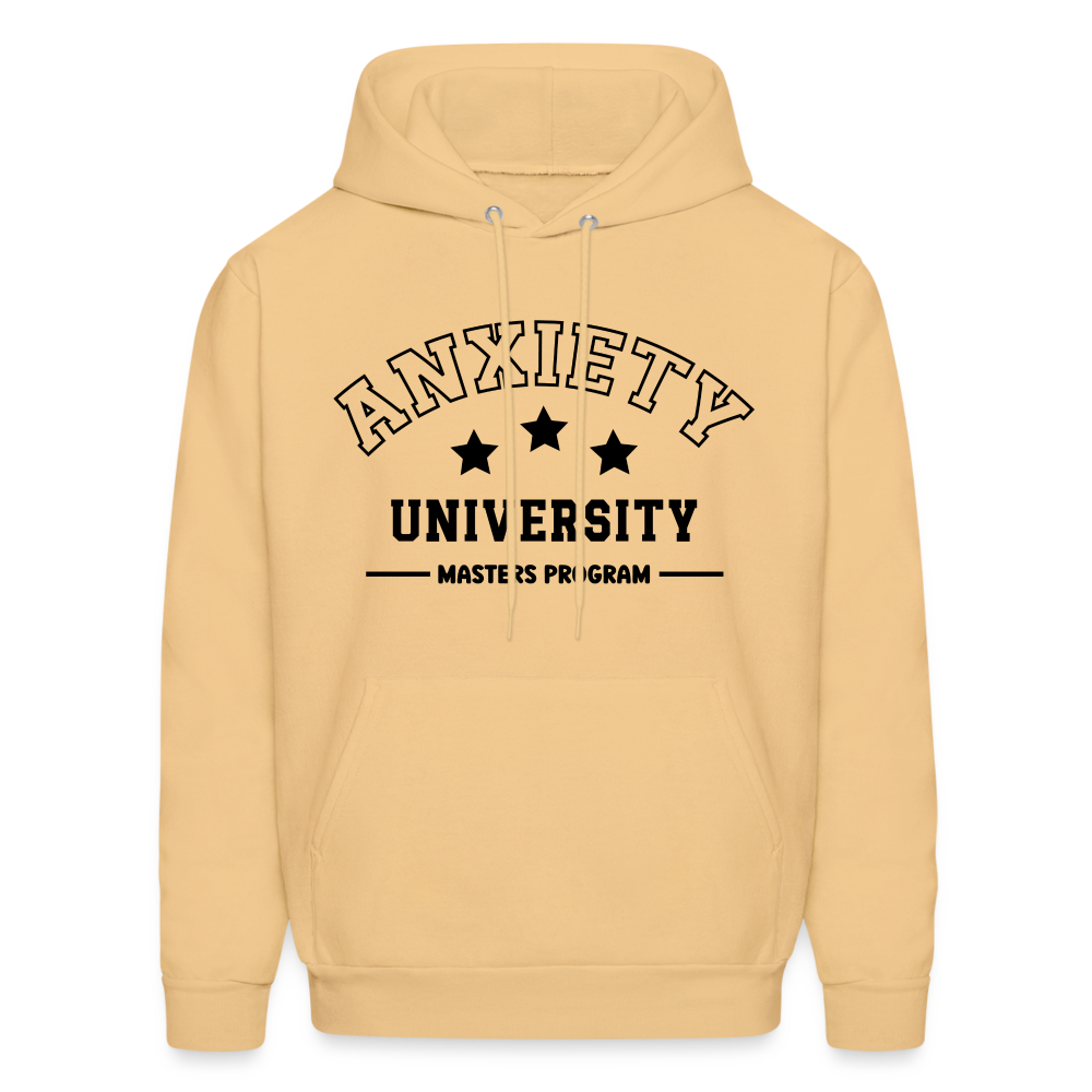 Anxiety University Masters Program, Hoodie - light yellow