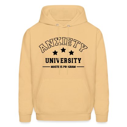 Anxiety University Masters Program, Hoodie - light yellow