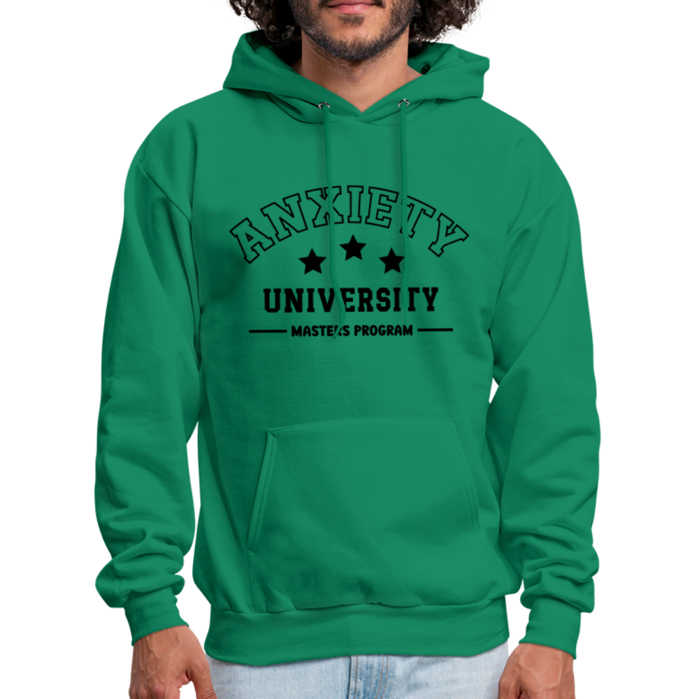 Anxiety University Masters Program, Hoodie - kelly green