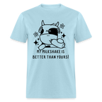 My Milkshake is Better Thank Yours - Classic T-Shirt - powder blue