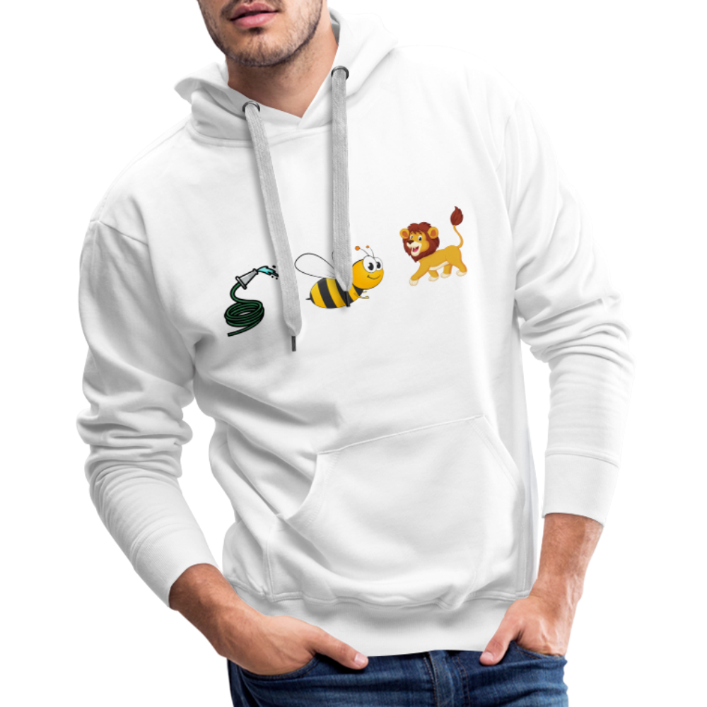 Hose Bee Lion Premium Hoodie (Hoes Be Lying) - white