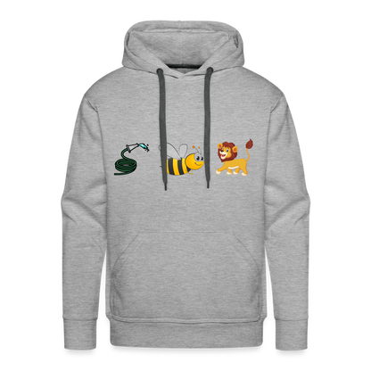 Hose Bee Lion Premium Hoodie (Hoes Be Lying) - heather grey