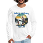 Fishing Partners for Life (Dad and Son) Men's Premium Long Sleeve T-Shirt