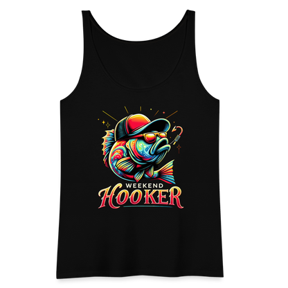 Weekend Hooker Fishing Women’s Premium Tank Top - black