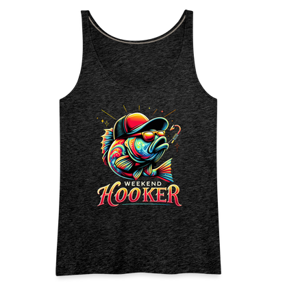 Weekend Hooker Fishing Women’s Premium Tank Top - charcoal grey