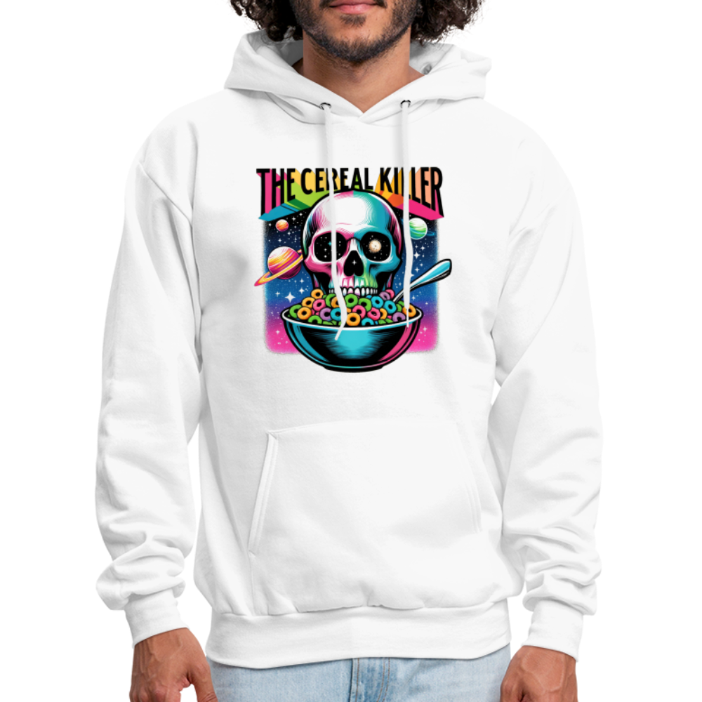 The Cereal Killer Hoodie (Skeleton Skull) - white