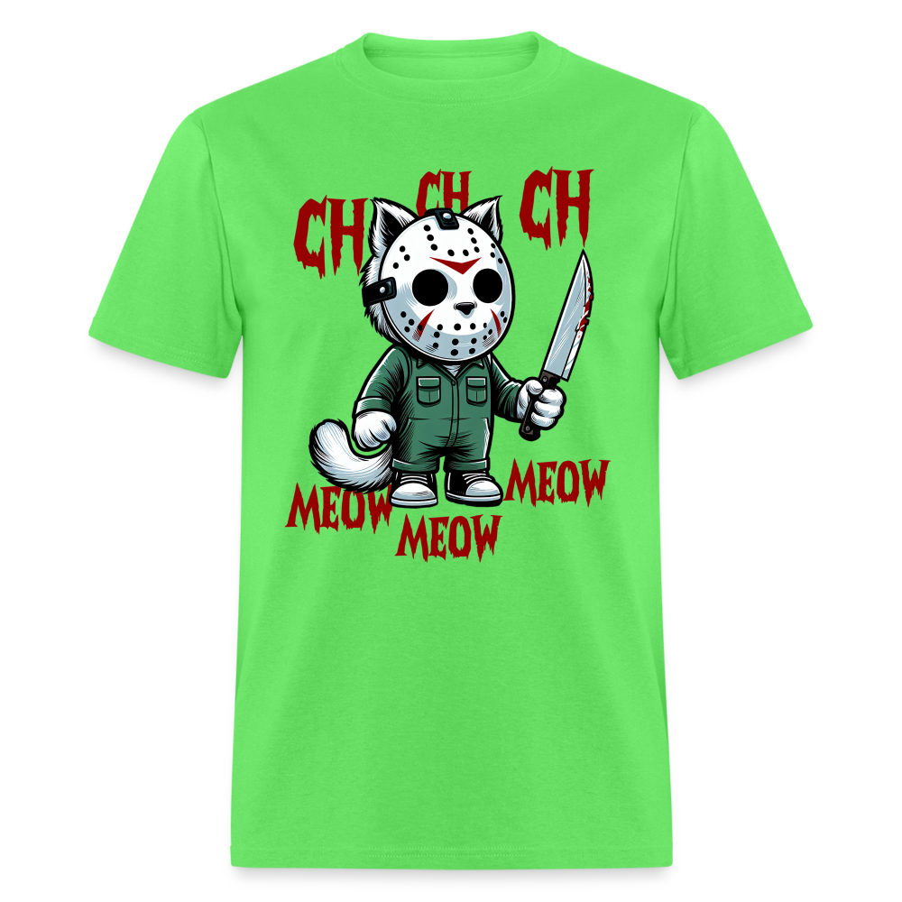 Vintage Movie Halloween Cat T-Shirt - kiwi