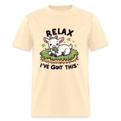 Relax I've Got This T-Shirt (Cute Goat) - natural