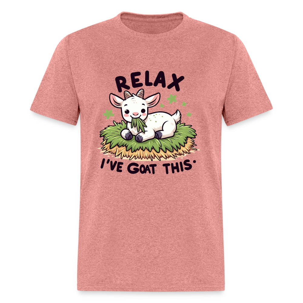 Relax I've Got This T-Shirt (Cute Goat) - heather mauve