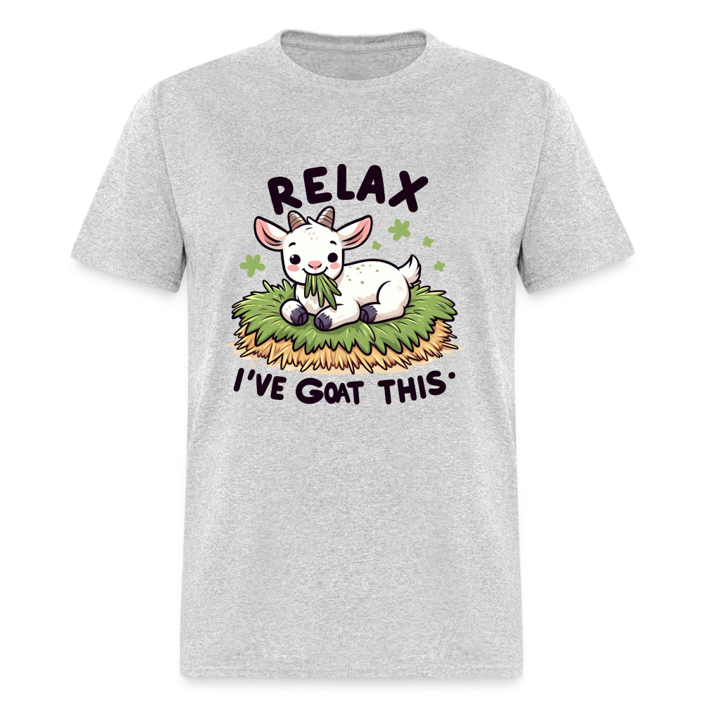 Relax I've Got This T-Shirt (Cute Goat) - heather gray