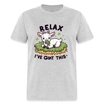 Relax I've Got This T-Shirt (Cute Goat) - heather gray