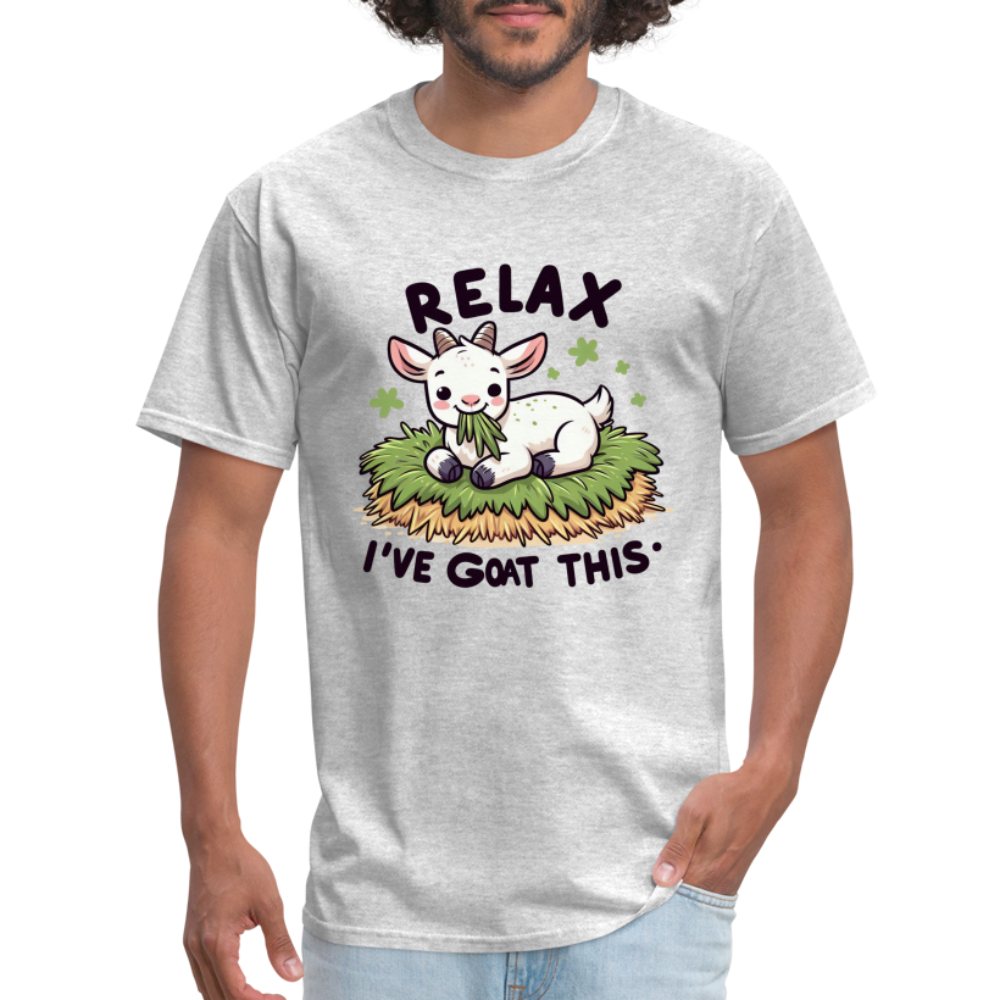 Relax I've Got This T-Shirt (Cute Goat) - heather gray