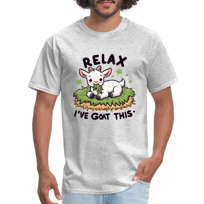 Relax I've Got This T-Shirt (Cute Goat) - heather gray