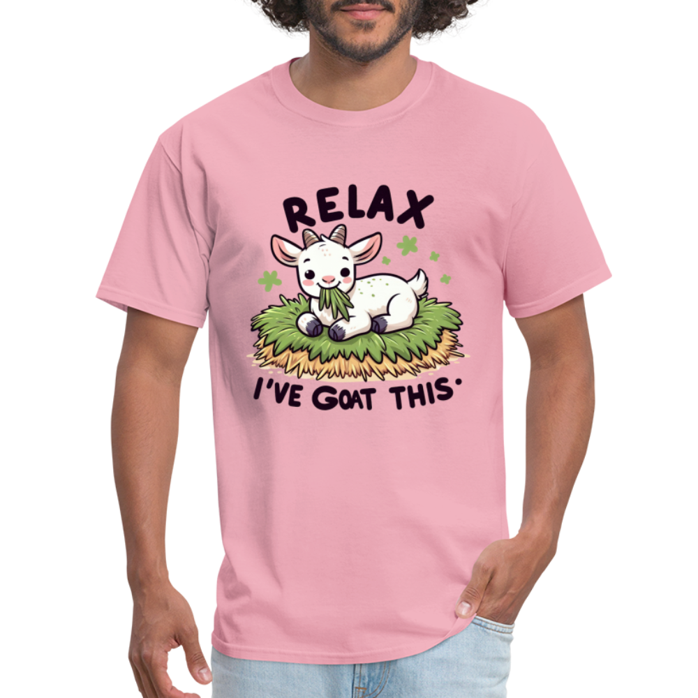 Relax I've Got This T-Shirt (Cute Goat) - pink