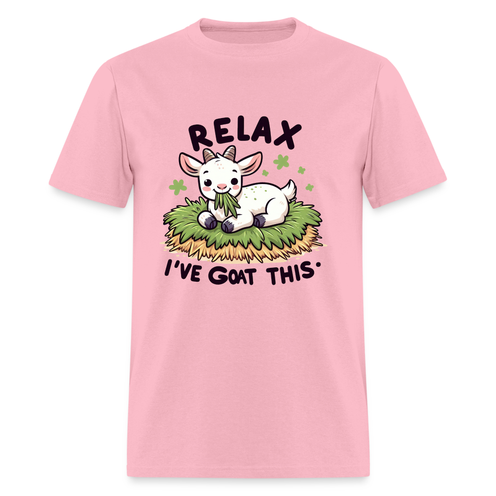 Relax I've Got This T-Shirt (Cute Goat) - pink