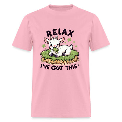 Relax I've Got This T-Shirt (Cute Goat) - pink