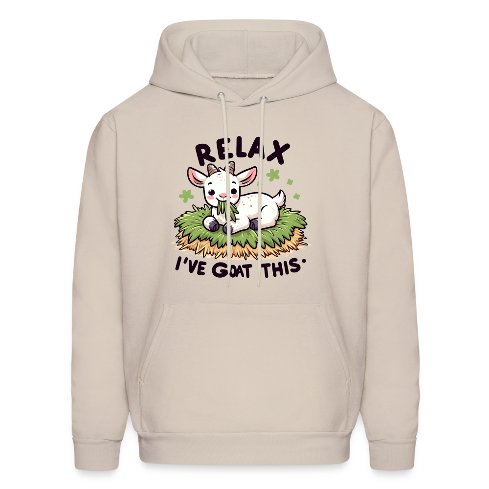 Relax I've Goat This Hoodie (Cute Goat) - Sand