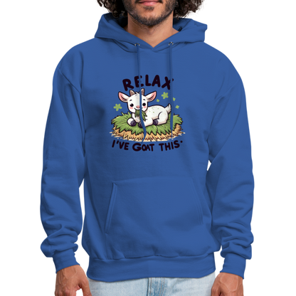 Relax I've Goat This Hoodie (Cute Goat) - royal blue