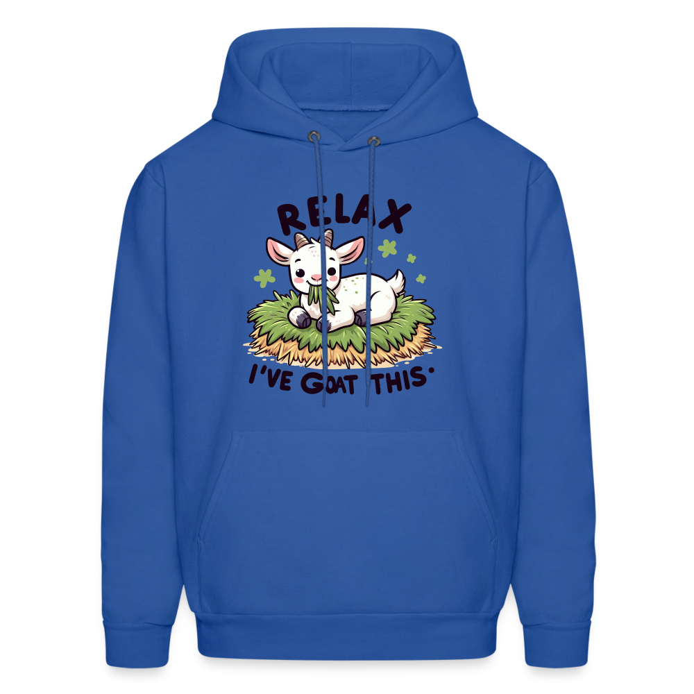 Relax I've Goat This Hoodie (Cute Goat) - royal blue