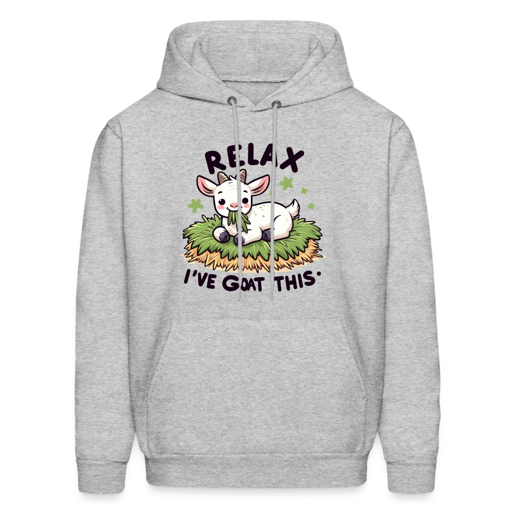 Relax I've Goat This Hoodie (Cute Goat) - heather gray