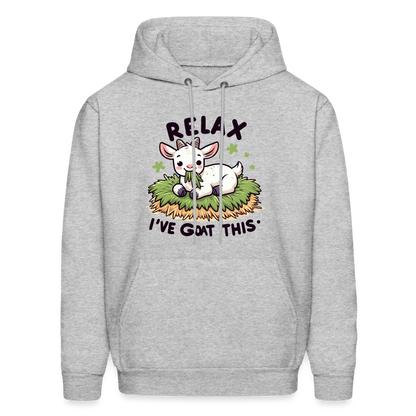 Relax I've Goat This Hoodie (Cute Goat) - heather gray