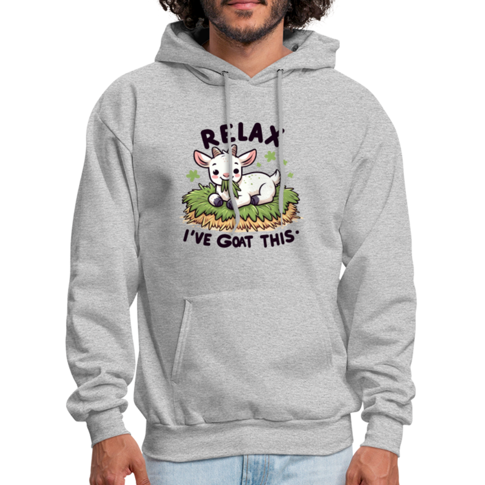 Relax I've Goat This Hoodie (Cute Goat) - heather gray