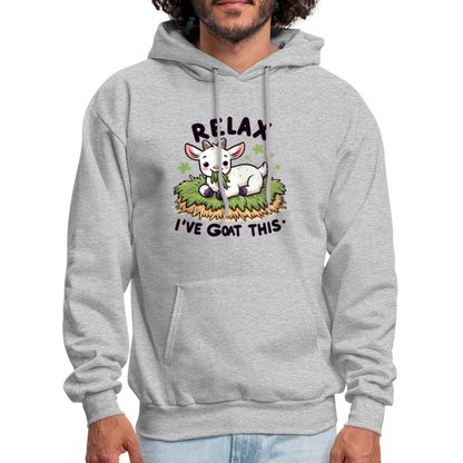 Relax I've Goat This Hoodie (Cute Goat) - heather gray