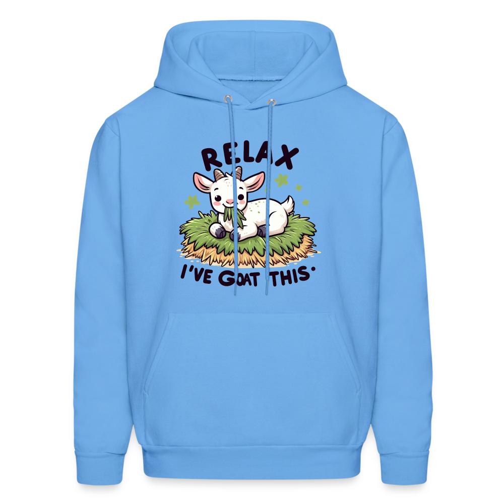 Relax I've Goat This Hoodie (Cute Goat) - carolina blue