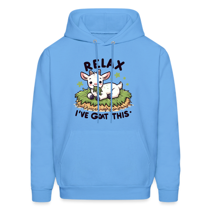 Relax I've Goat This Hoodie (Cute Goat) - carolina blue