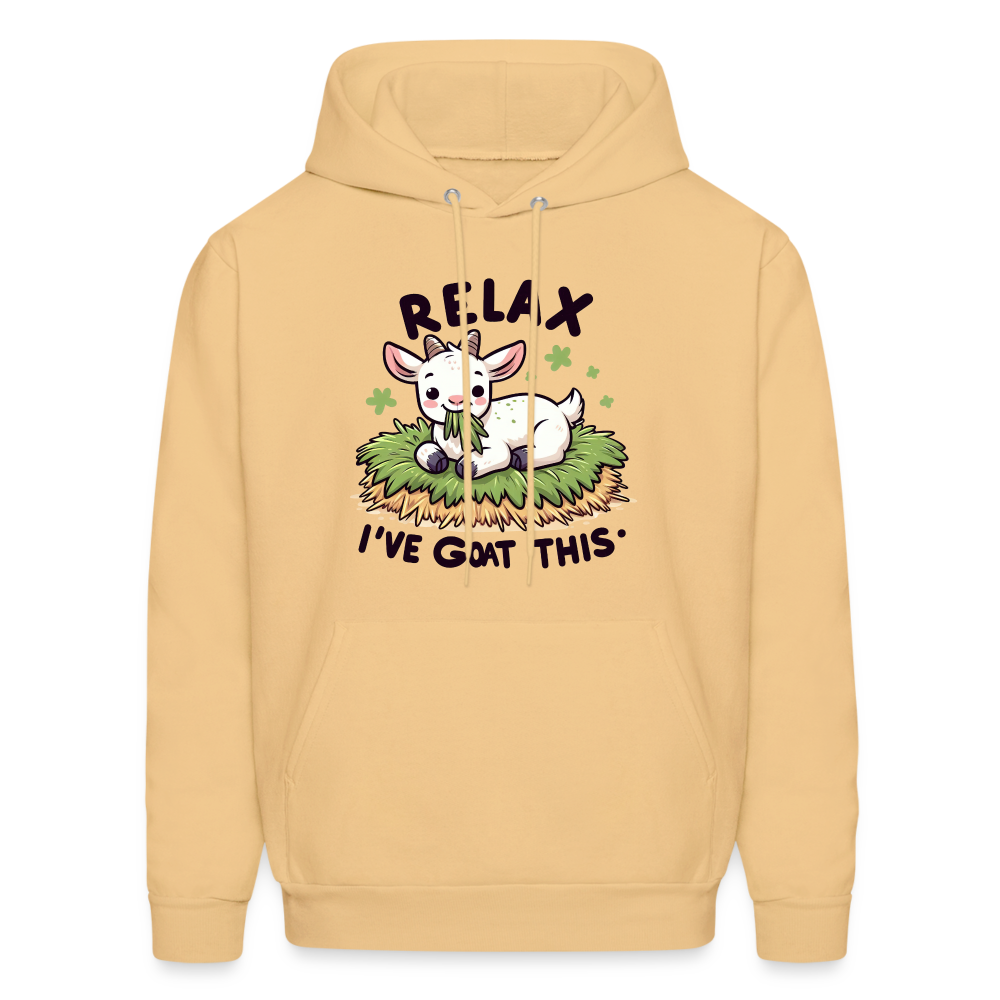 Relax I've Goat This Hoodie (Cute Goat) - light yellow