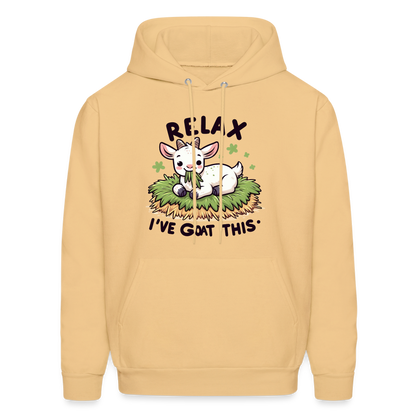 Relax I've Goat This Hoodie (Cute Goat) - light yellow